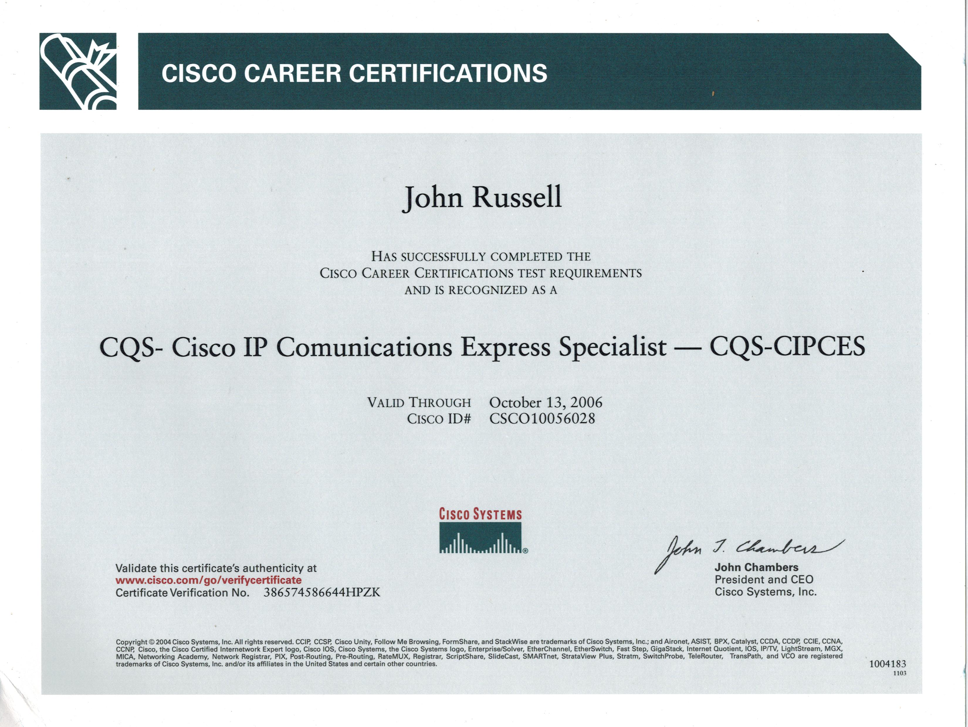 Certificate image